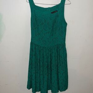 Duro Olowu Green Lined Dress Sz 6